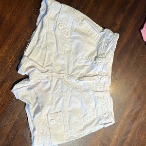 White American Eagle cargo shorts, women size 000